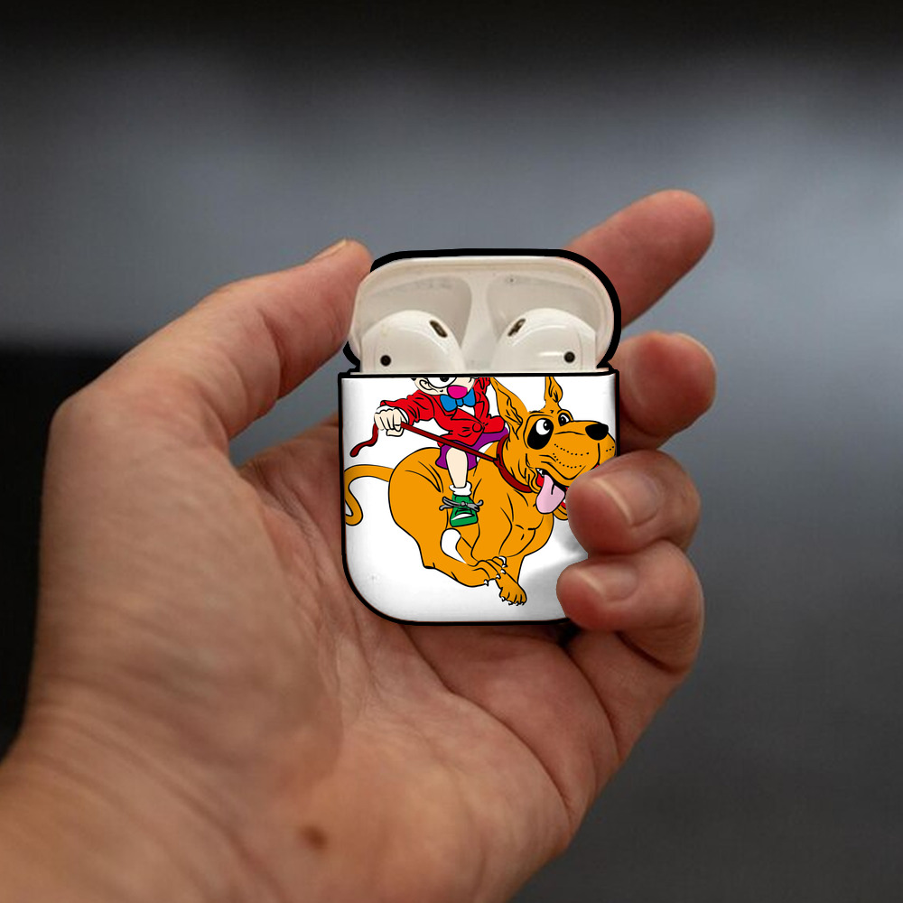 名探偵コナン 江戸川 コナン Detective Conan Conan Edogawa AirPods 第2世代保護ケース ハードシェル ブラック 耐衝撃・防指紋・カラビナ付き