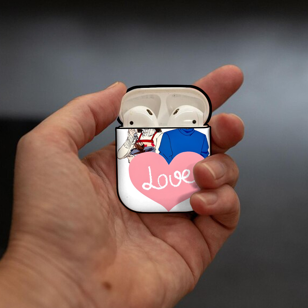 名探偵コナン 毛利 蘭 もうり らん、モーリ ラン Detective Conan Rachel Moore AirPods 第2世代保護ケース ハードシェル ブラック 耐衝撃・防指紋・カラビナ付き