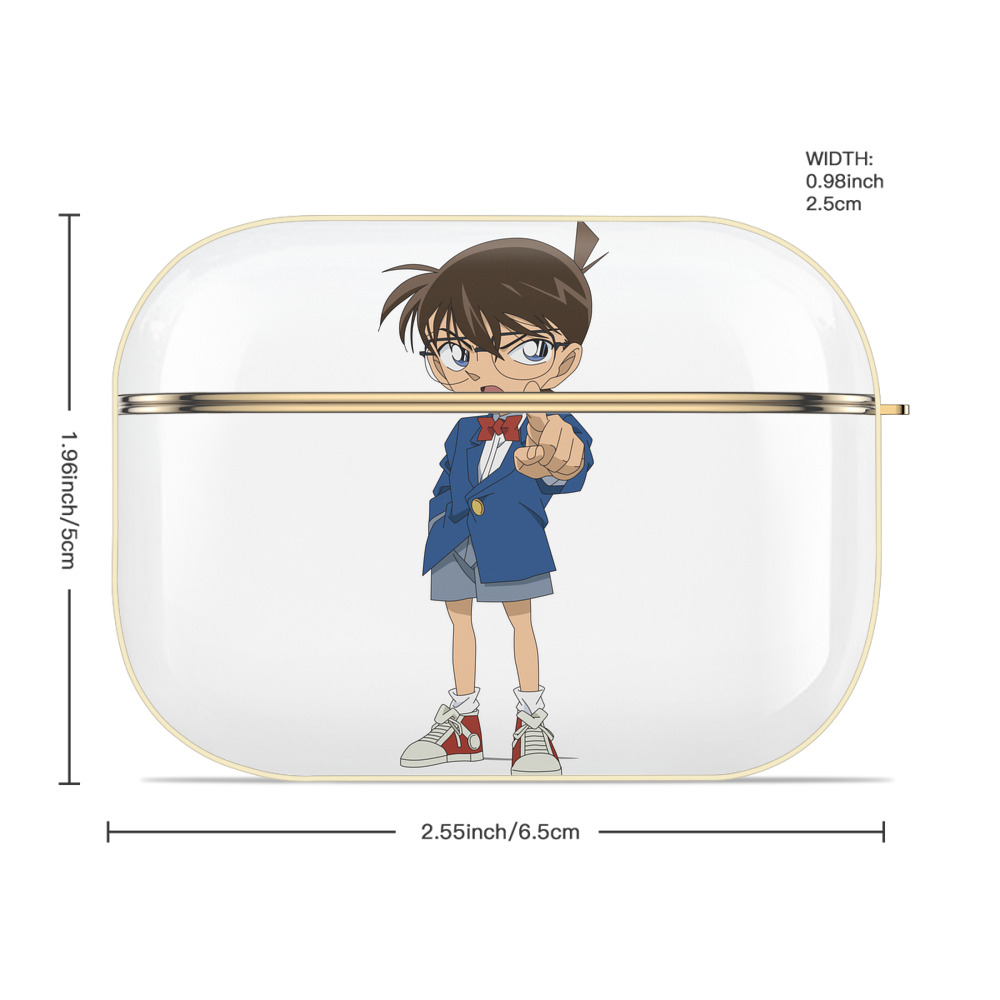 名探偵コナン 江戸川 コナン Detective Conan Conan Edogawa 【AirPods Pro用】ハードシェル保護ケース｜耐衝撃・防指紋・カラビナ付き商品仕様