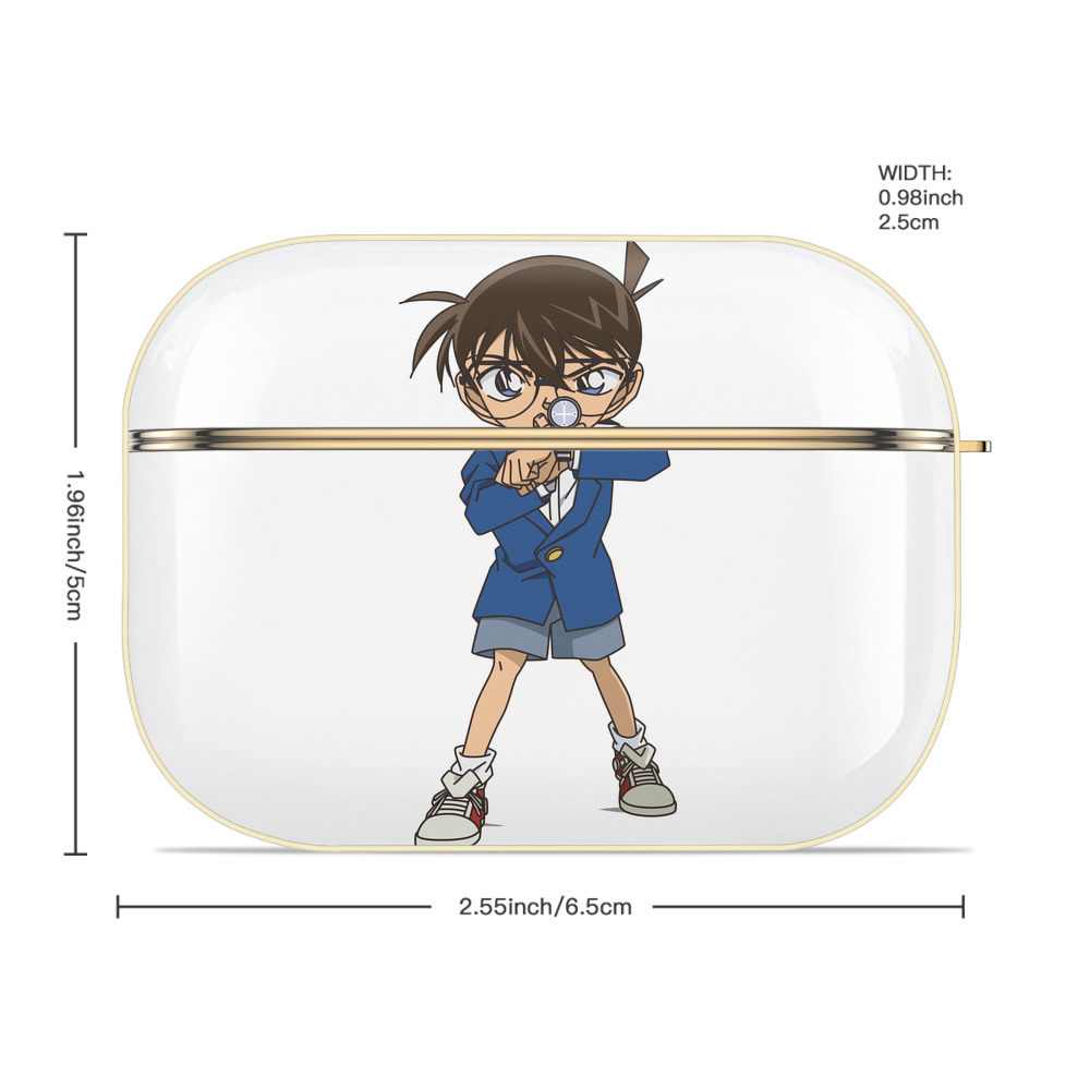 名探偵コナン 江戸川 コナン Detective Conan Conan Edogawa 【AirPods Pro用】ハードシェル保護ケース｜耐衝撃・防指紋・カラビナ付き商品仕様