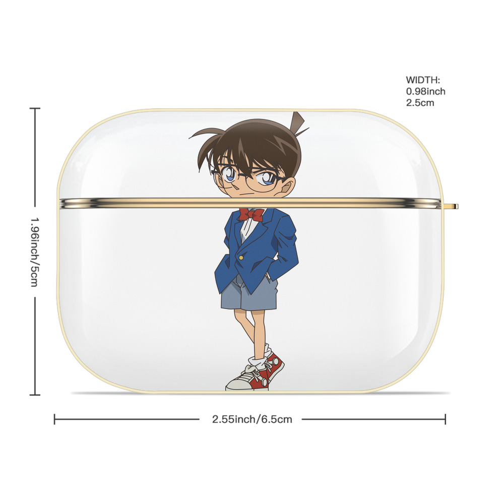 名探偵コナン 江戸川 コナン Detective Conan Conan Edogawa 【AirPods Pro用】ハードシェル保護ケース｜耐衝撃・防指紋・カラビナ付き商品仕様