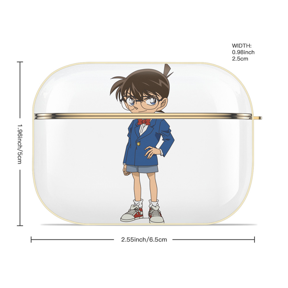 名探偵コナン 江戸川 コナン Detective Conan Conan Edogawa 【AirPods Pro用】ハードシェル保護ケース｜耐衝撃・防指紋・カラビナ付き商品仕様