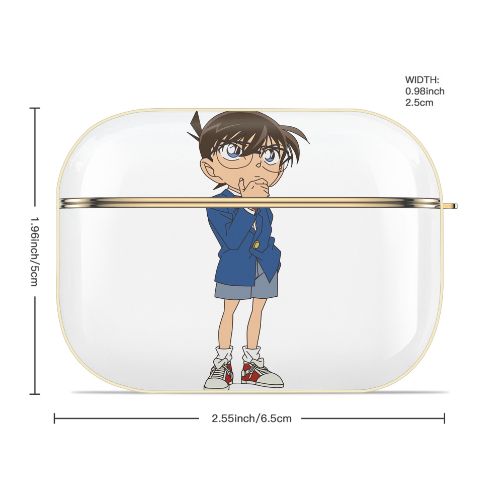 名探偵コナン 江戸川 コナン Detective Conan Conan Edogawa 【AirPods Pro用】ハードシェル保護ケース｜耐衝撃・防指紋・カラビナ付き商品仕様
