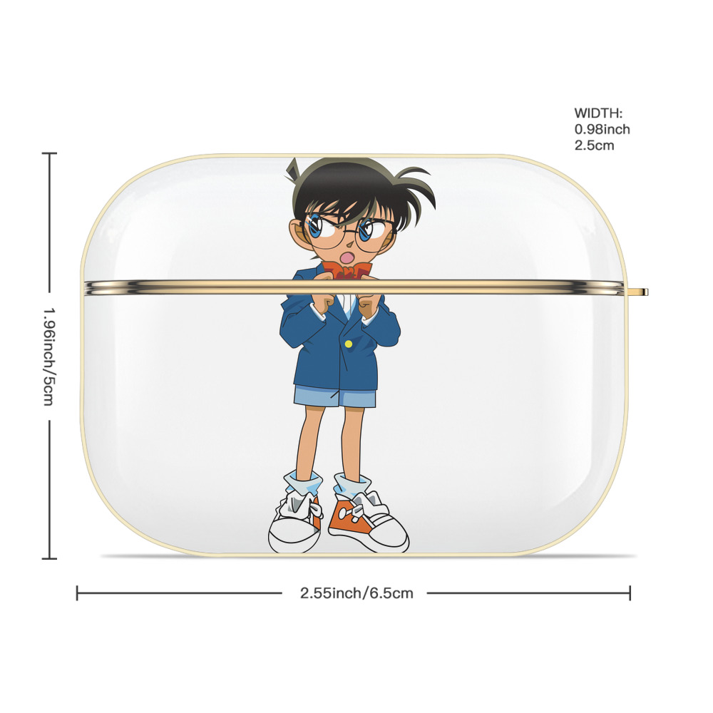 名探偵コナン 江戸川 コナン Detective Conan Conan Edogawa 【AirPods Pro用】ハードシェル保護ケース｜耐衝撃・防指紋・カラビナ付き商品仕様