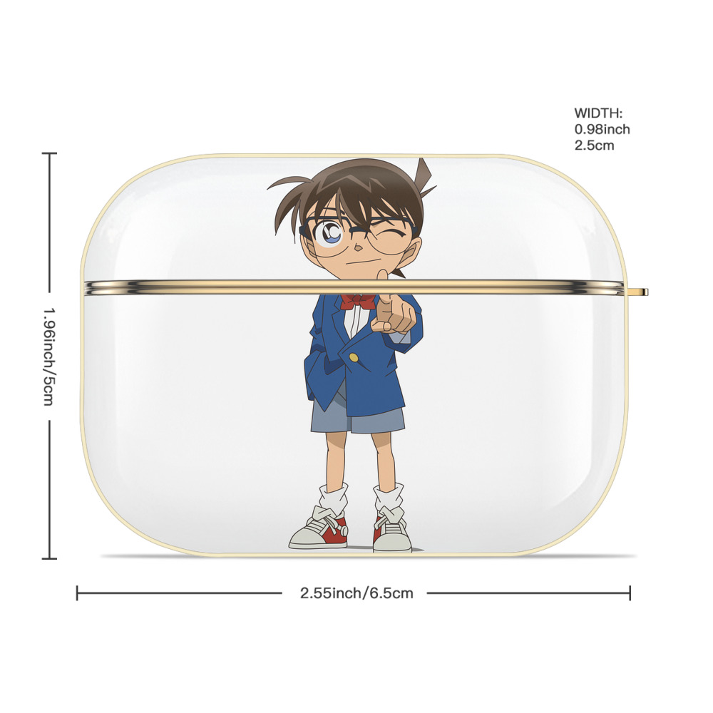 名探偵コナン 江戸川 コナン Detective Conan Conan Edogawa 【AirPods Pro用】ハードシェル保護ケース｜耐衝撃・防指紋・カラビナ付き商品仕様