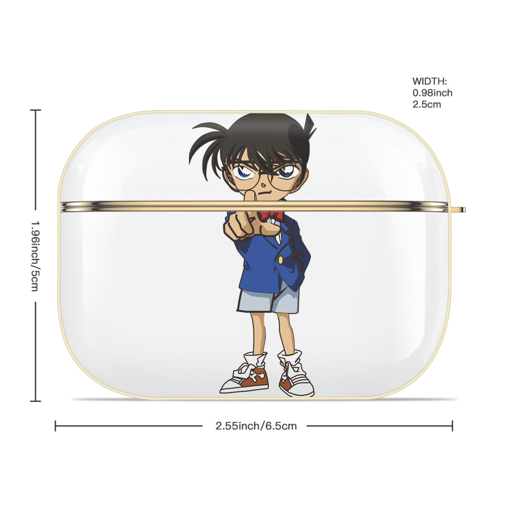 名探偵コナン 江戸川 コナン Detective Conan Conan Edogawa 【AirPods Pro用】ハードシェル保護ケース｜耐衝撃・防指紋・カラビナ付き商品仕様