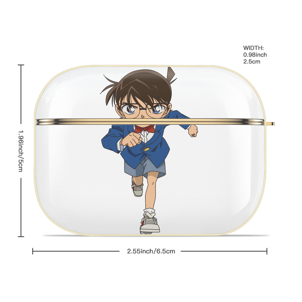 名探偵コナン 江戸川 コナン Detective Conan Conan Edogawa 【AirPods Pro用】ハードシェル保護ケース｜耐衝撃・防指紋・カラビナ付き商品仕様