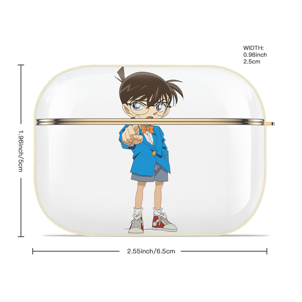 名探偵コナン 江戸川 コナン Detective Conan Conan Edogawa 【AirPods Pro用】ハードシェル保護ケース｜耐衝撃・防指紋・カラビナ付き商品仕様