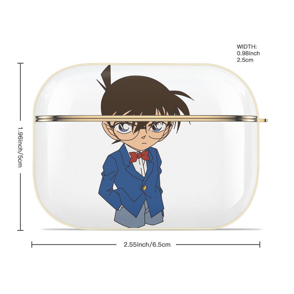名探偵コナン 江戸川 コナン Detective Conan Conan Edogawa 【AirPods Pro用】ハードシェル保護ケース｜耐衝撃・防指紋・カラビナ付き商品仕様