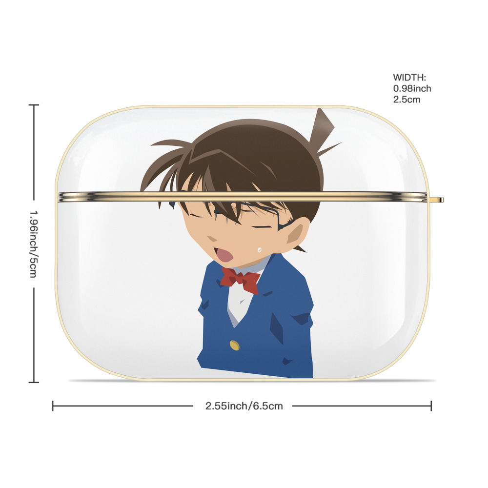 名探偵コナン 江戸川 コナン Detective Conan Conan Edogawa 【AirPods Pro用】ハードシェル保護ケース｜耐衝撃・防指紋・カラビナ付き商品仕様