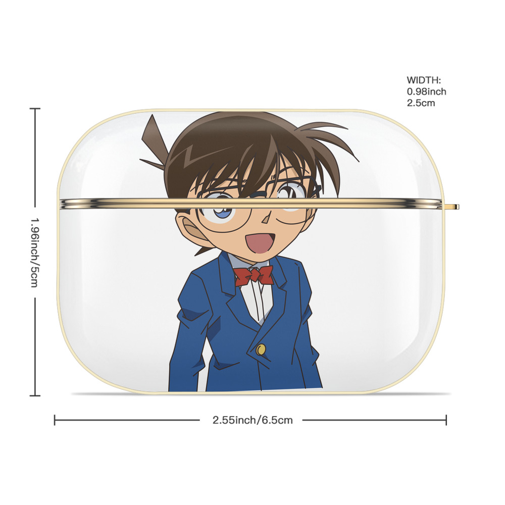 名探偵コナン 江戸川 コナン Detective Conan Conan Edogawa 【AirPods Pro用】ハードシェル保護ケース｜耐衝撃・防指紋・カラビナ付き商品仕様