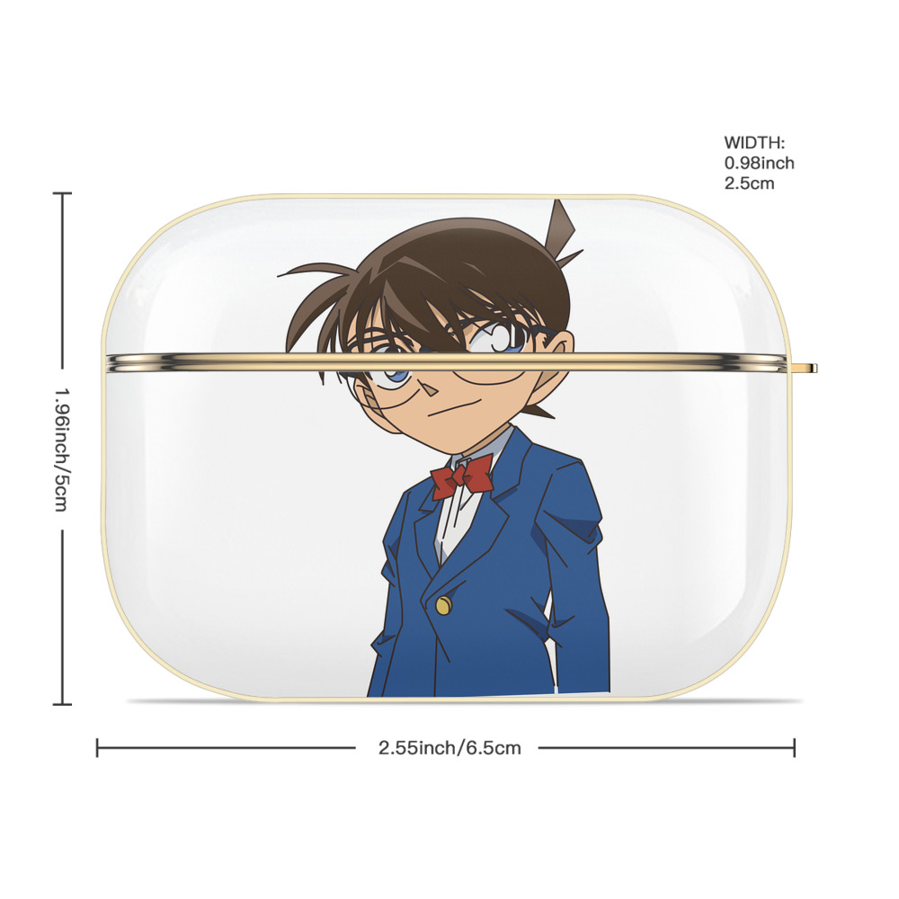 名探偵コナン 江戸川 コナン Detective Conan Conan Edogawa 【AirPods Pro用】ハードシェル保護ケース｜耐衝撃・防指紋・カラビナ付き商品仕様