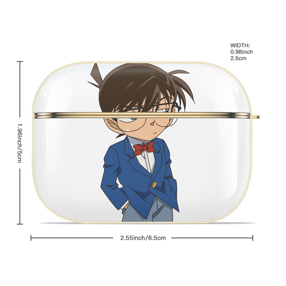 名探偵コナン 江戸川 コナン Detective Conan Conan Edogawa 【AirPods Pro用】ハードシェル保護ケース｜耐衝撃・防指紋・カラビナ付き商品仕様