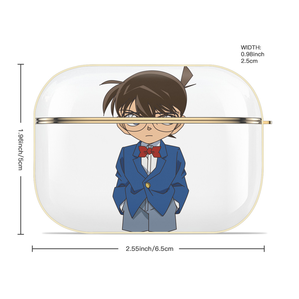 名探偵コナン 江戸川 コナン Detective Conan Conan Edogawa 【AirPods Pro用】ハードシェル保護ケース｜耐衝撃・防指紋・カラビナ付き商品仕様