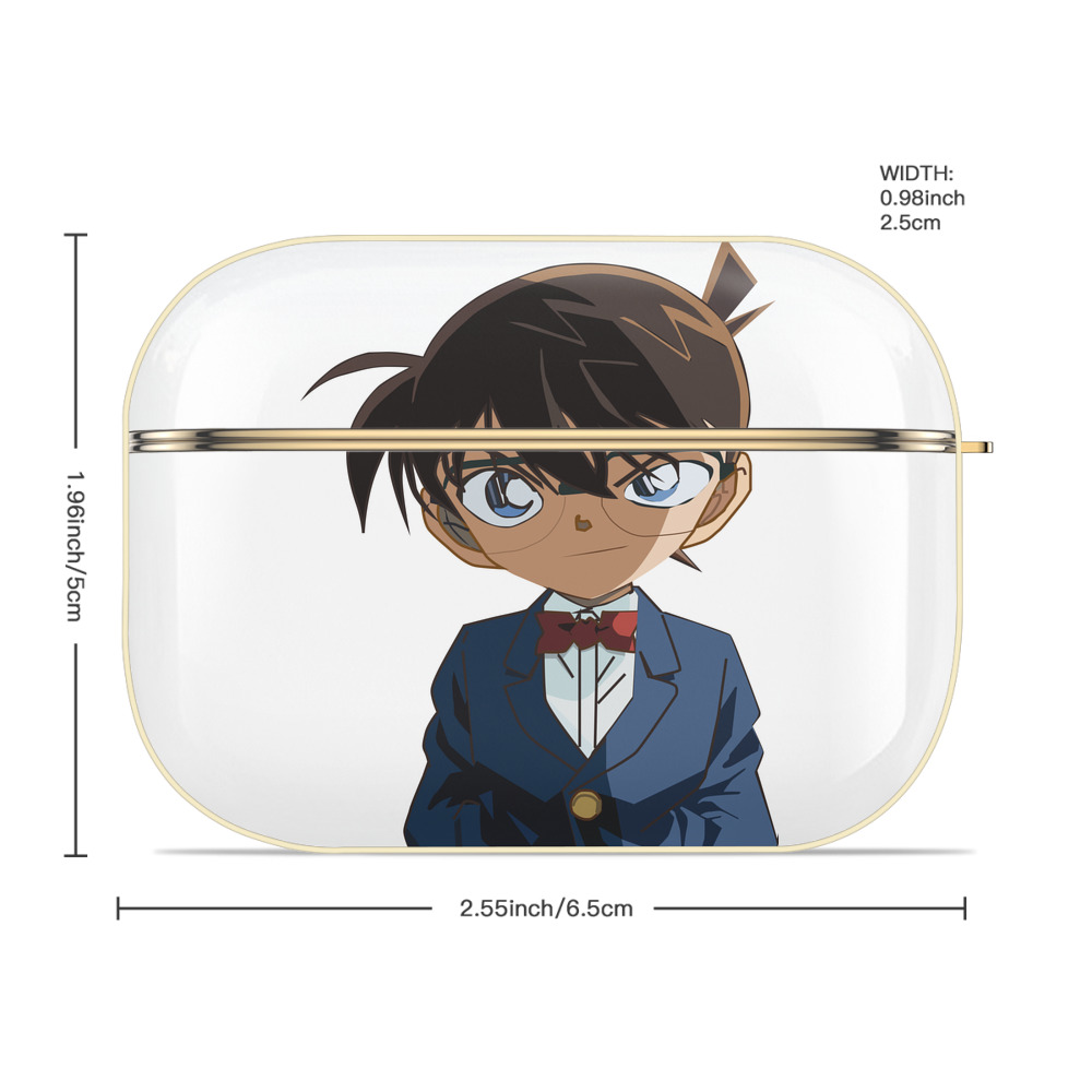 名探偵コナン 江戸川 コナン Detective Conan Conan Edogawa 【AirPods Pro用】ハードシェル保護ケース｜耐衝撃・防指紋・カラビナ付き商品仕様