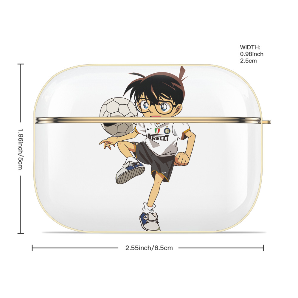 名探偵コナン 江戸川 コナン Detective Conan Conan Edogawa 【AirPods Pro用】ハードシェル保護ケース｜耐衝撃・防指紋・カラビナ付き商品仕様