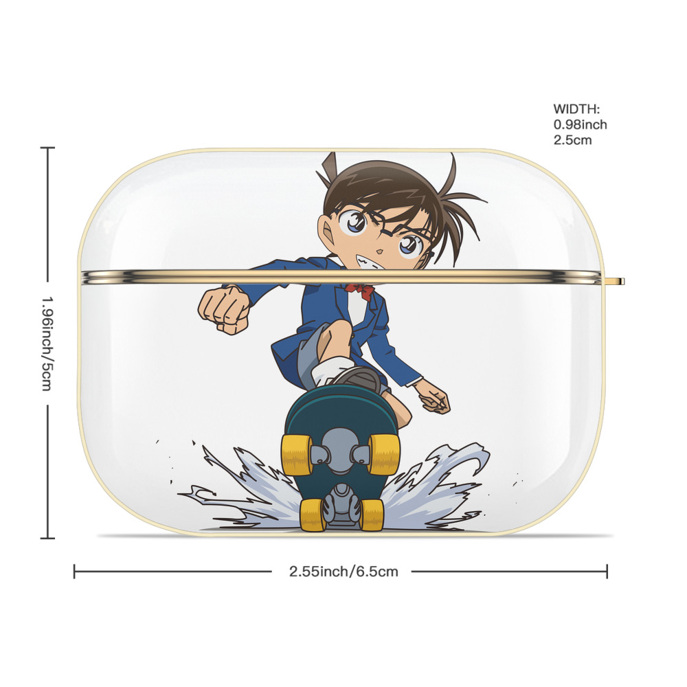 名探偵コナン 江戸川 コナン Detective Conan Conan Edogawa 【AirPods Pro用】ハードシェル保護ケース｜耐衝撃・防指紋・カラビナ付き商品仕様