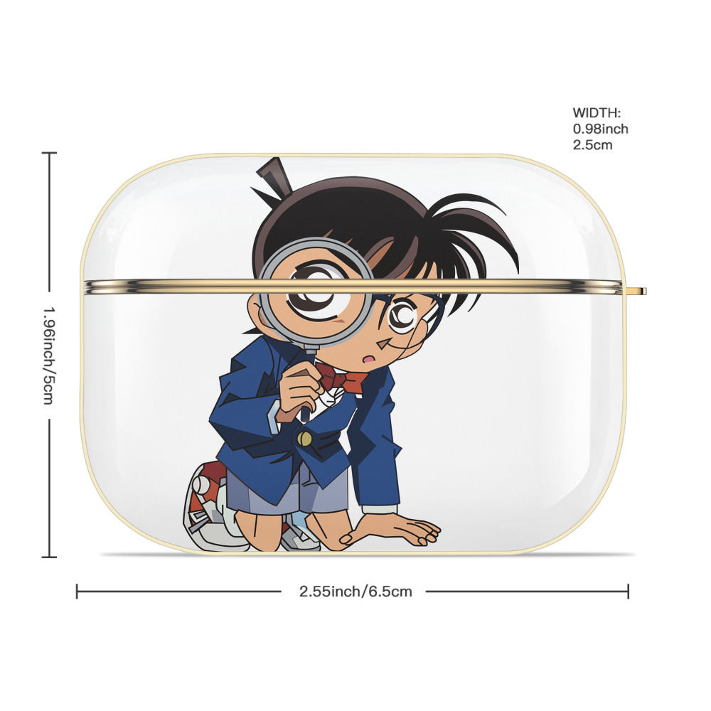 名探偵コナン 江戸川 コナン Detective Conan Conan Edogawa 【AirPods Pro用】ハードシェル保護ケース｜耐衝撃・防指紋・カラビナ付き商品仕様