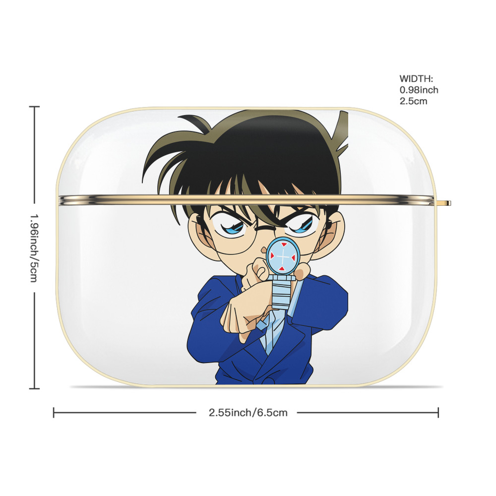 名探偵コナン 江戸川 コナン Detective Conan Conan Edogawa 【AirPods Pro用】ハードシェル保護ケース｜耐衝撃・防指紋・カラビナ付き商品仕様