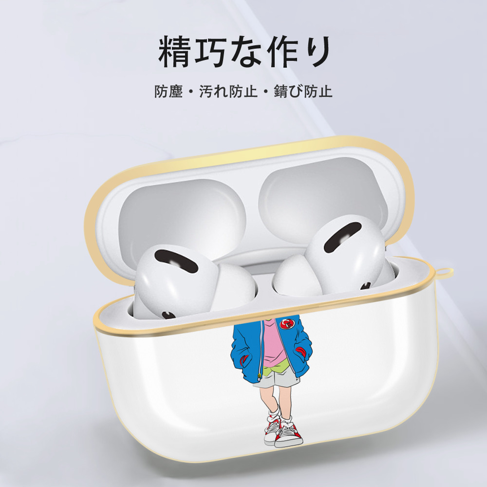 名探偵コナン 江戸川 コナン Detective Conan Conan Edogawa 【AirPods Pro用】ハードシェル保護ケース｜耐衝撃・防指紋・カラビナ付き商品仕様