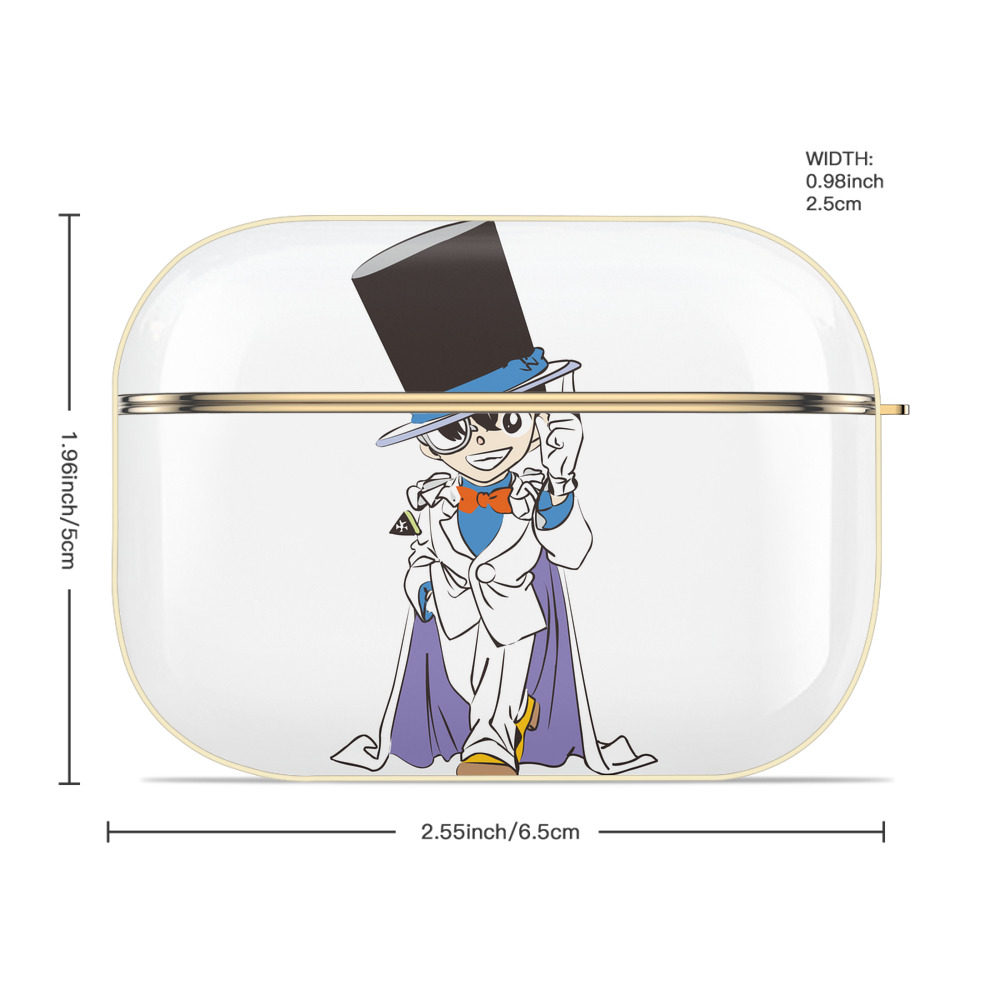 名探偵コナン 江戸川 コナン Detective Conan Conan Edogawa 【AirPods Pro用】ハードシェル保護ケース｜耐衝撃・防指紋・カラビナ付き商品仕様
