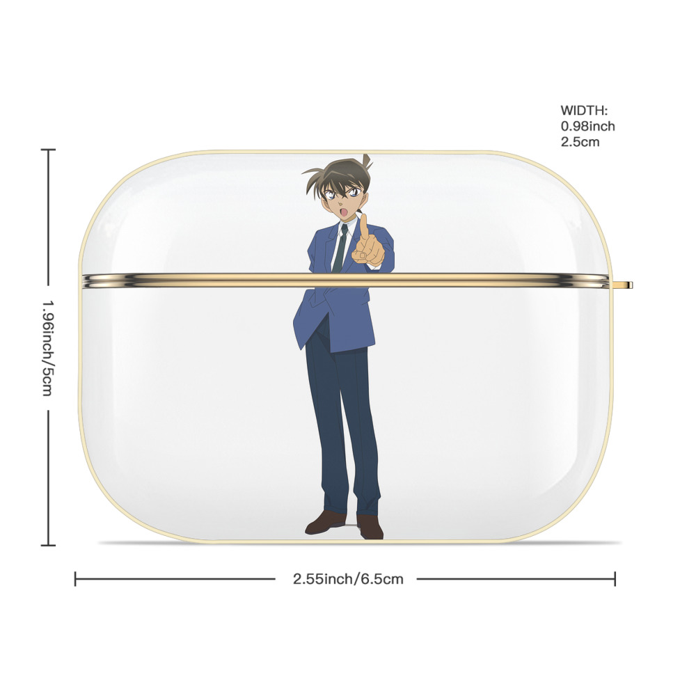 名探偵コナン 江戸川 コナン Detective Conan Conan Edogawa 【AirPods Pro用】ハードシェル保護ケース｜耐衝撃・防指紋・カラビナ付き商品仕様