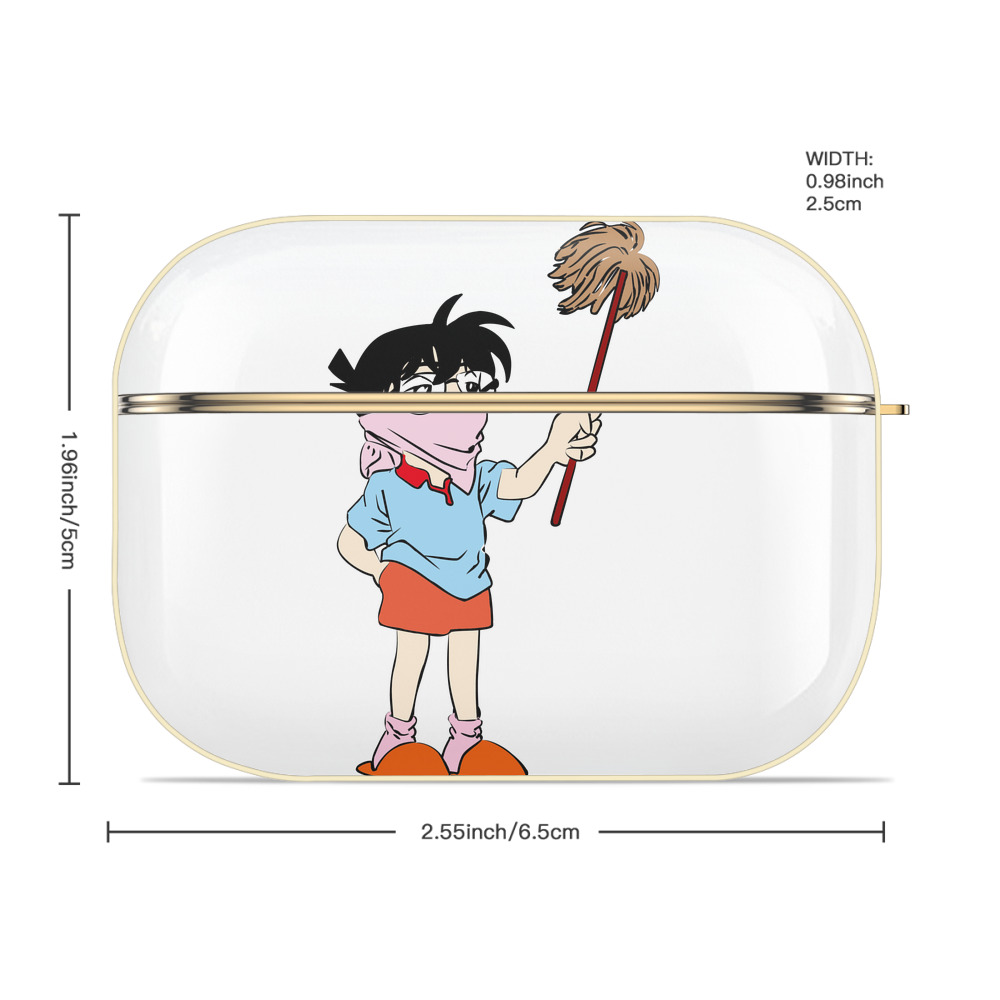 名探偵コナン 江戸川 コナン Detective Conan Conan Edogawa 【AirPods Pro用】ハードシェル保護ケース｜耐衝撃・防指紋・カラビナ付き商品仕様
