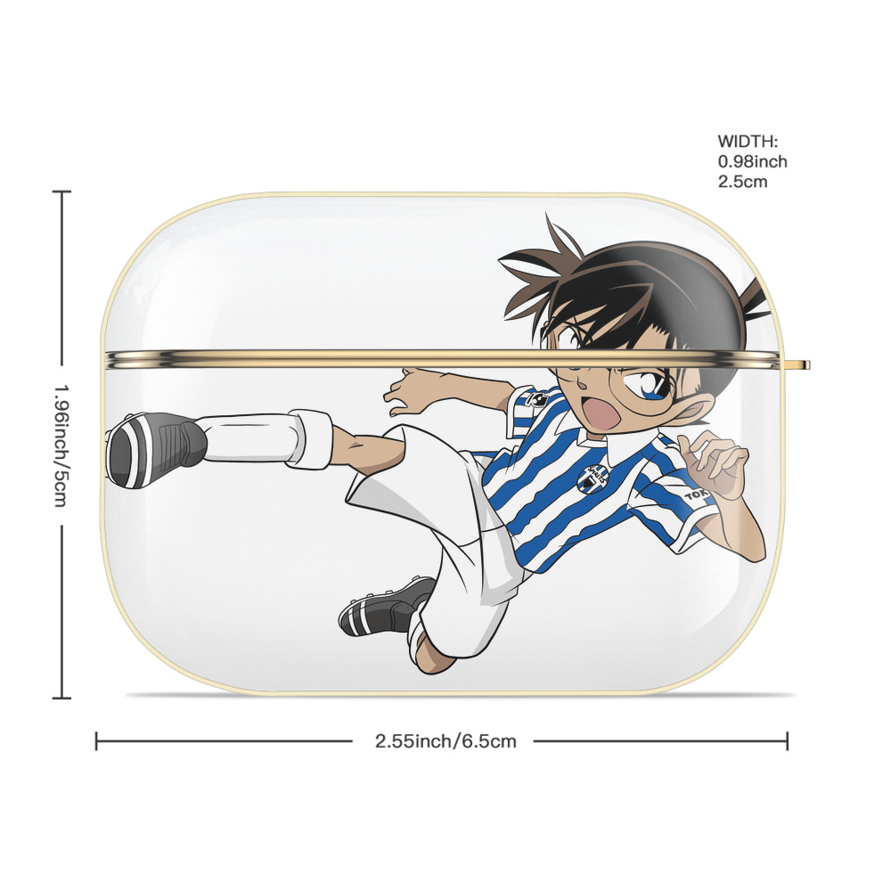 名探偵コナン 江戸川 コナン Detective Conan Conan Edogawa 【AirPods Pro用】ハードシェル保護ケース｜耐衝撃・防指紋・カラビナ付き商品仕様
