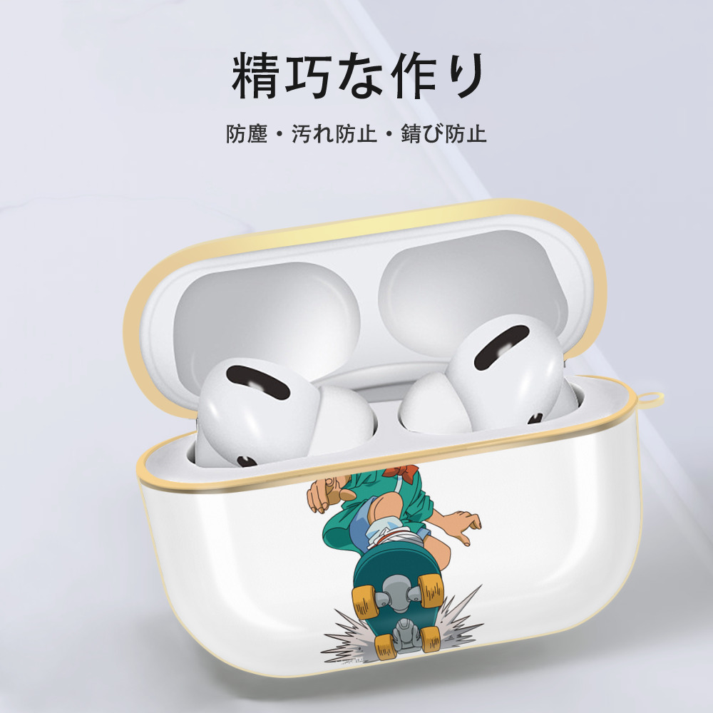 名探偵コナン 江戸川 コナン Detective Conan Conan Edogawa 【AirPods Pro用】ハードシェル保護ケース｜耐衝撃・防指紋・カラビナ付き商品仕様