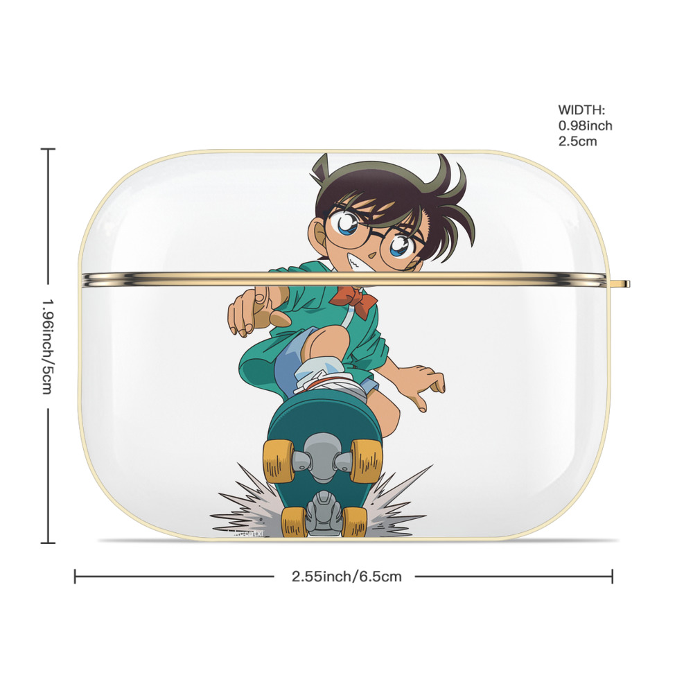 名探偵コナン 江戸川 コナン Detective Conan Conan Edogawa 【AirPods Pro用】ハードシェル保護ケース｜耐衝撃・防指紋・カラビナ付き商品仕様