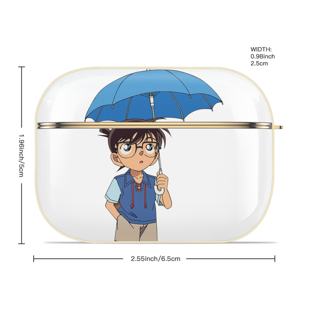 名探偵コナン 江戸川 コナン Detective Conan Conan Edogawa 【AirPods Pro用】ハードシェル保護ケース｜耐衝撃・防指紋・カラビナ付き商品仕様