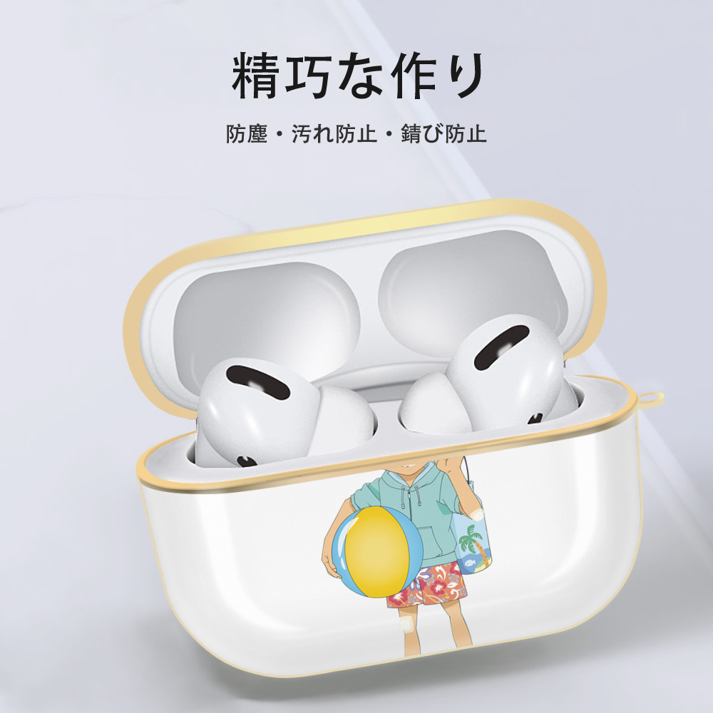 名探偵コナン 江戸川 コナン Detective Conan Conan Edogawa 【AirPods Pro用】ハードシェル保護ケース｜耐衝撃・防指紋・カラビナ付き商品仕様