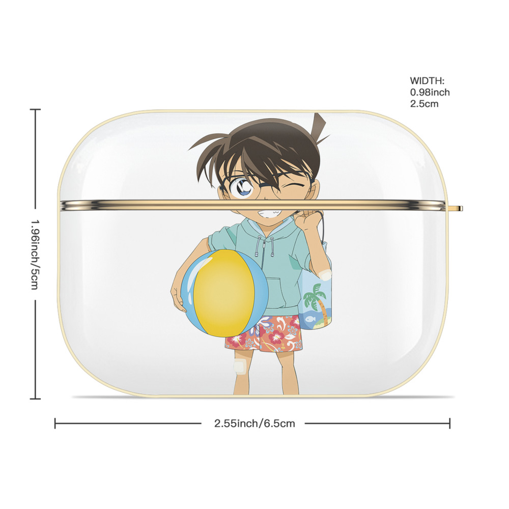 名探偵コナン 江戸川 コナン Detective Conan Conan Edogawa 【AirPods Pro用】ハードシェル保護ケース｜耐衝撃・防指紋・カラビナ付き商品仕様