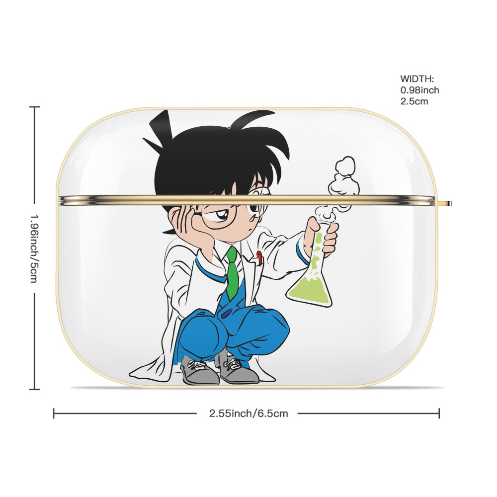 名探偵コナン 江戸川 コナン Detective Conan Conan Edogawa 【AirPods Pro用】ハードシェル保護ケース｜耐衝撃・防指紋・カラビナ付き商品仕様