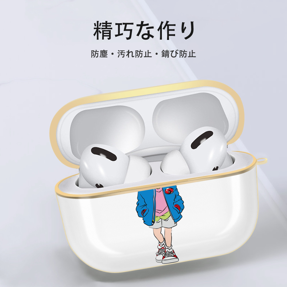 名探偵コナン 江戸川 コナン Detective Conan Conan Edogawa 【AirPods Pro用】ハードシェル保護ケース｜耐衝撃・防指紋・カラビナ付き商品仕様