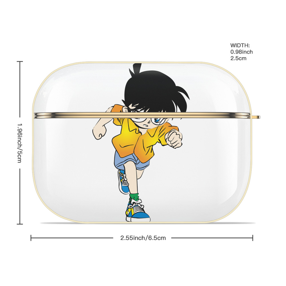 名探偵コナン 江戸川 コナン Detective Conan Conan Edogawa 【AirPods Pro用】ハードシェル保護ケース｜耐衝撃・防指紋・カラビナ付き商品仕様