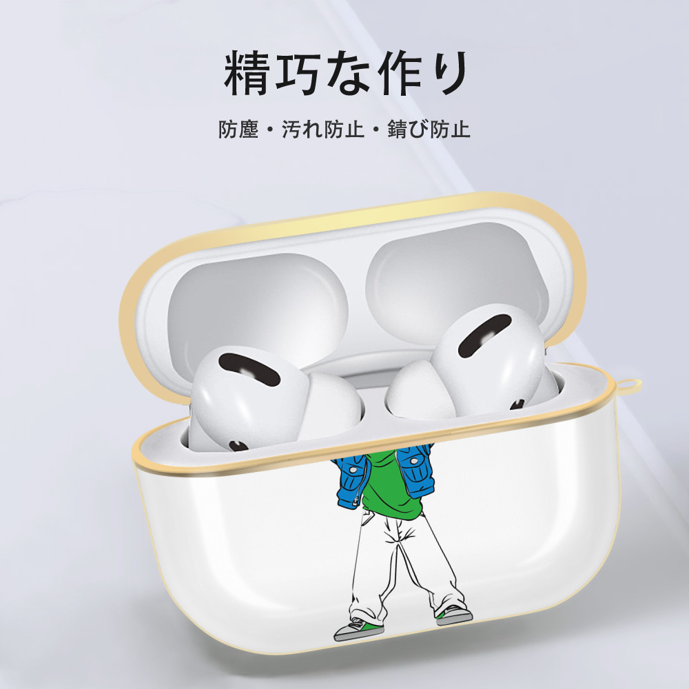 名探偵コナン 江戸川 コナン Detective Conan Conan Edogawa 【AirPods Pro用】ハードシェル保護ケース｜耐衝撃・防指紋・カラビナ付き商品仕様