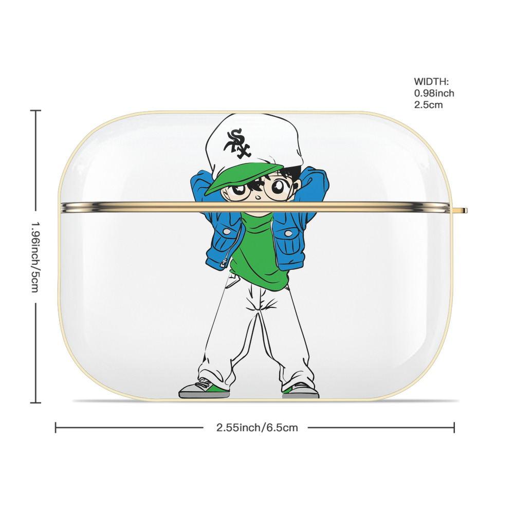 名探偵コナン 江戸川 コナン Detective Conan Conan Edogawa 【AirPods Pro用】ハードシェル保護ケース｜耐衝撃・防指紋・カラビナ付き商品仕様