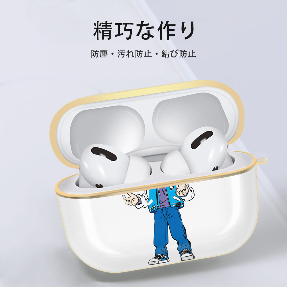 名探偵コナン 江戸川 コナン Detective Conan Conan Edogawa 【AirPods Pro用】ハードシェル保護ケース｜耐衝撃・防指紋・カラビナ付き商品仕様