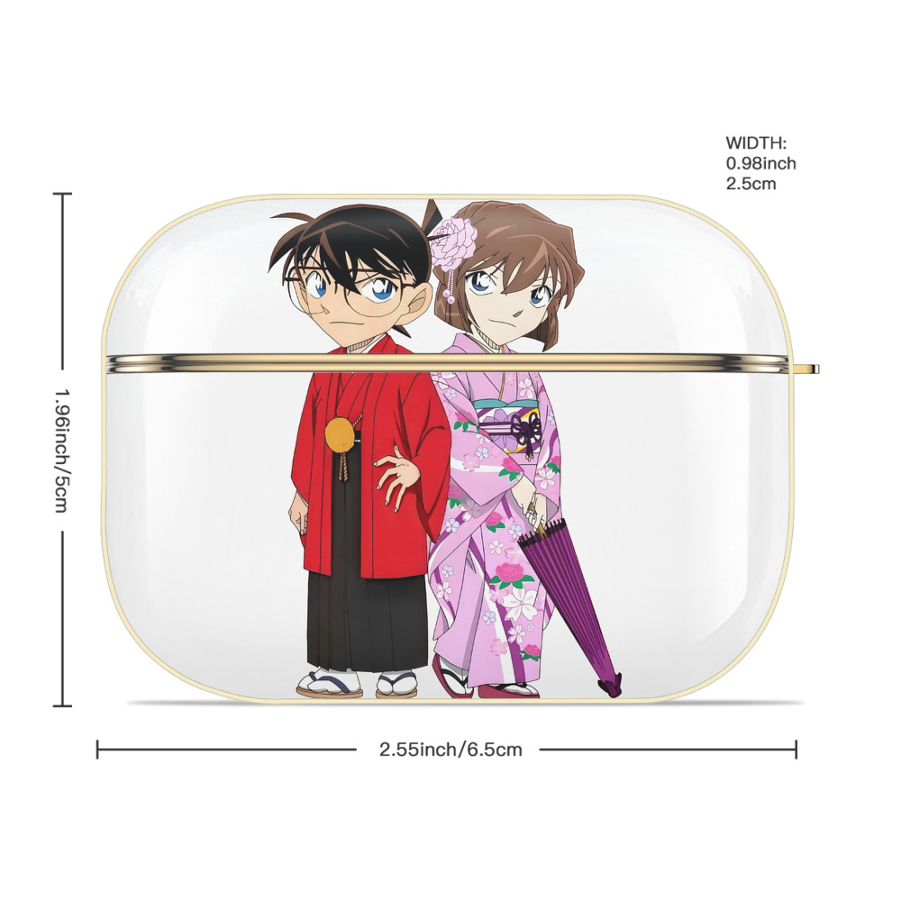名探偵コナン 江戸川 コナン Detective Conan Conan Edogawa 【AirPods Pro用】ハードシェル保護ケース｜耐衝撃・防指紋・カラビナ付き商品仕様