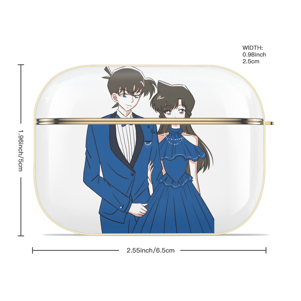 名探偵コナン 江戸川 コナン Detective Conan Conan Edogawa 【AirPods Pro用】ハードシェル保護ケース｜耐衝撃・防指紋・カラビナ付き商品仕様