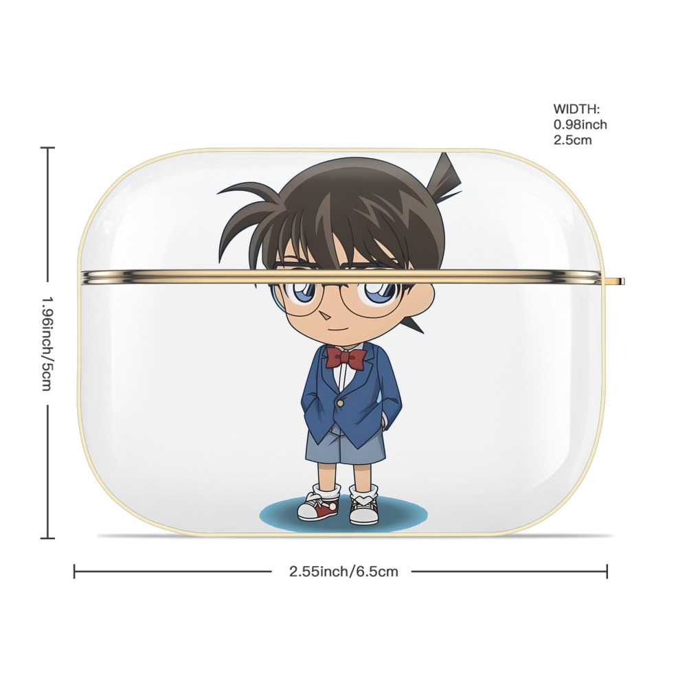 名探偵コナン 江戸川 コナン Detective Conan Conan Edogawa 【AirPods Pro用】ハードシェル保護ケース｜耐衝撃・防指紋・カラビナ付き商品仕様
