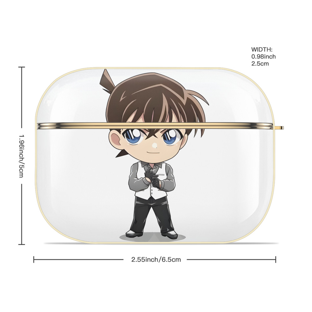 名探偵コナン 江戸川 コナン Detective Conan Conan Edogawa 【AirPods Pro用】ハードシェル保護ケース｜耐衝撃・防指紋・カラビナ付き商品仕様