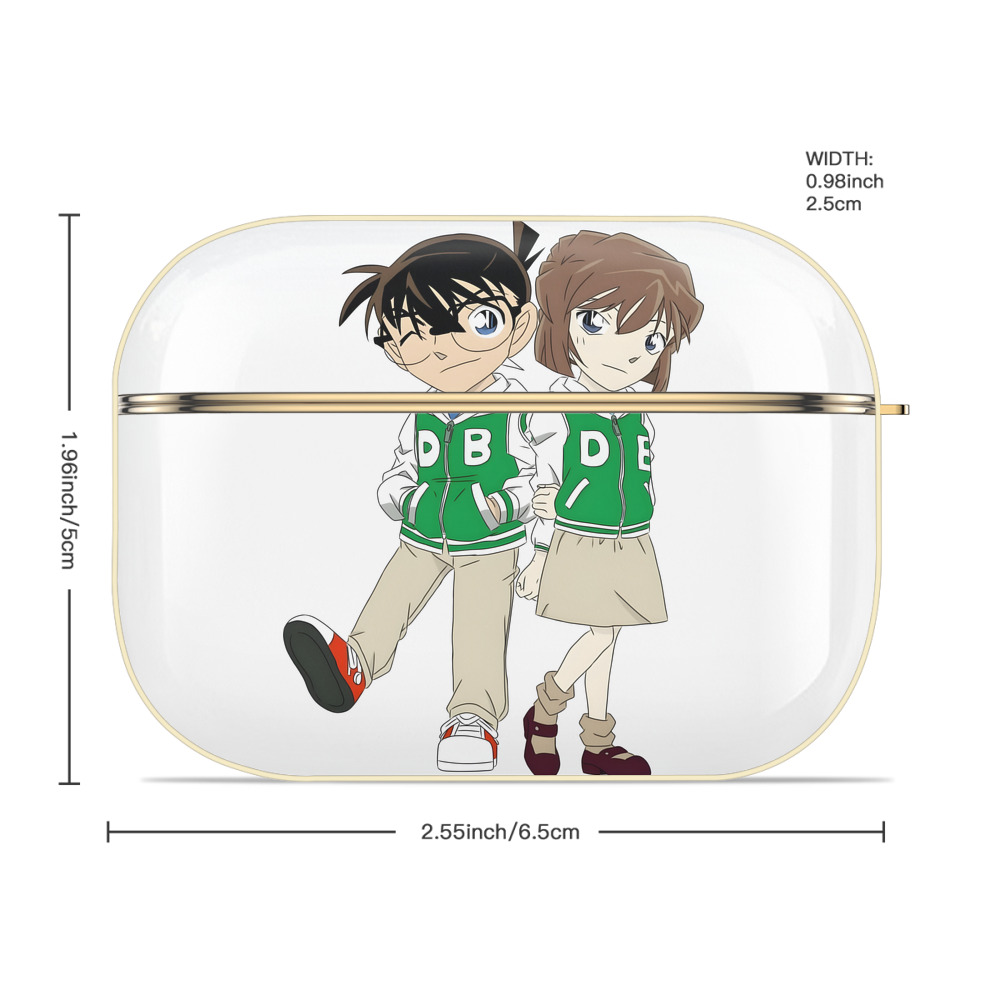 名探偵コナン 江戸川 コナン Detective Conan Conan Edogawa 【AirPods Pro用】ハードシェル保護ケース｜耐衝撃・防指紋・カラビナ付き商品仕様