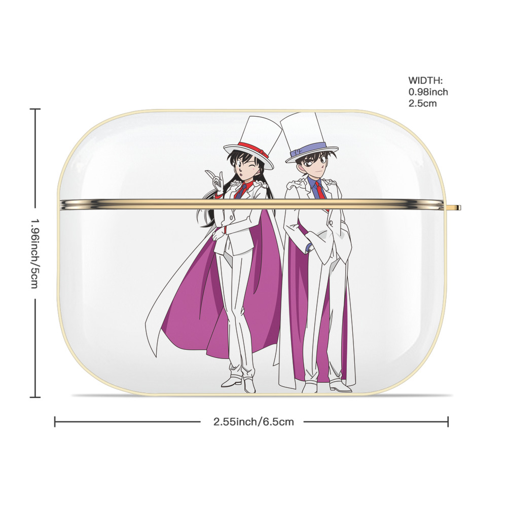 名探偵コナン くろば かいと Detective Conan Kuroba Kaito 【AirPods Pro用】ハードシェル保護ケース｜耐衝撃・防指紋・カラビナ付き商品仕様