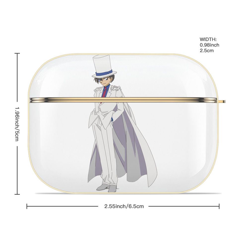 名探偵コナン くろば かいと Detective Conan Kuroba Kaito 【AirPods Pro用】ハードシェル保護ケース｜耐衝撃・防指紋・カラビナ付き商品仕様