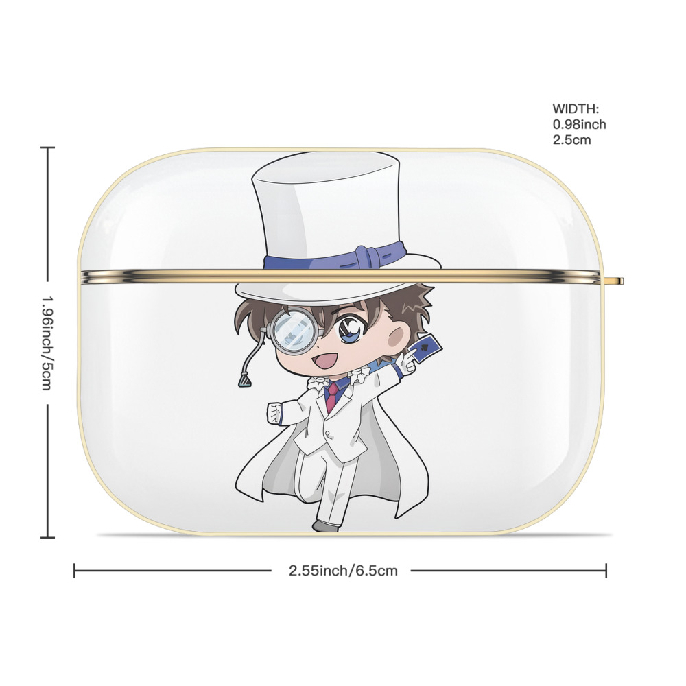 名探偵コナン くろば かいと Detective Conan Kuroba Kaito 【AirPods Pro用】ハードシェル保護ケース｜耐衝撃・防指紋・カラビナ付き商品仕様