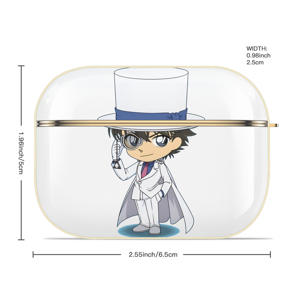 名探偵コナン くろば かいと Detective Conan Kuroba Kaito 【AirPods Pro用】ハードシェル保護ケース｜耐衝撃・防指紋・カラビナ付き商品仕様