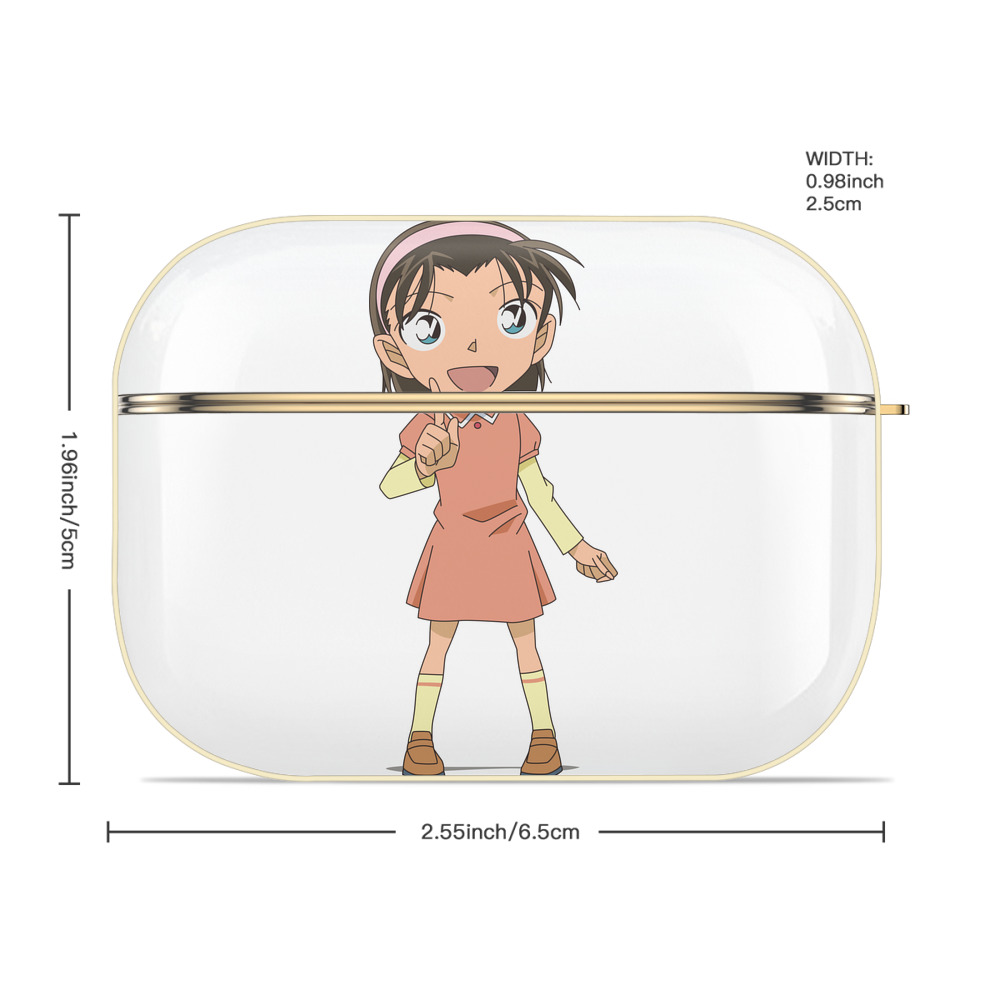 名探偵コナン 吉田 歩美 よしだ あゆみ Detective Conan my Yeager 【AirPods Pro用】ハードシェル保護ケース｜耐衝撃・防指紋・カラビナ付き商品仕様
