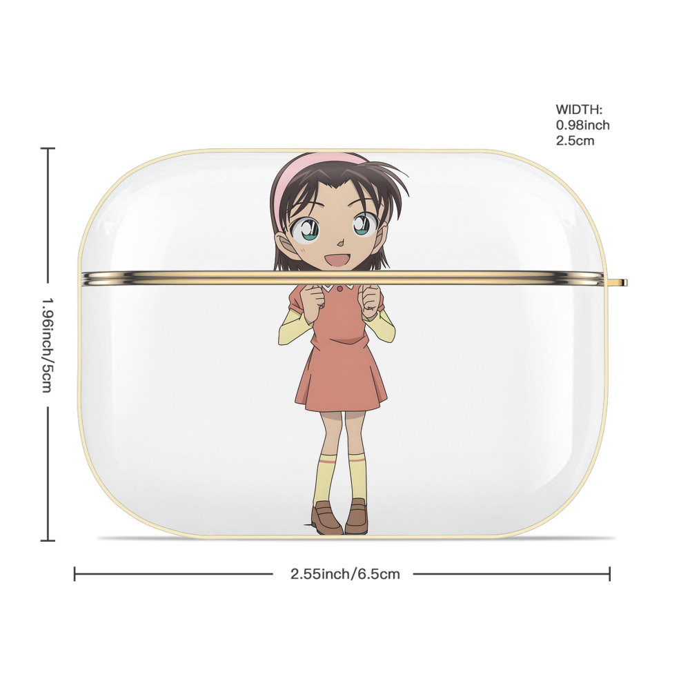 名探偵コナン 吉田 歩美 よしだ あゆみ Detective Conan my Yeager 【AirPods Pro用】ハードシェル保護ケース｜耐衝撃・防指紋・カラビナ付き商品仕様